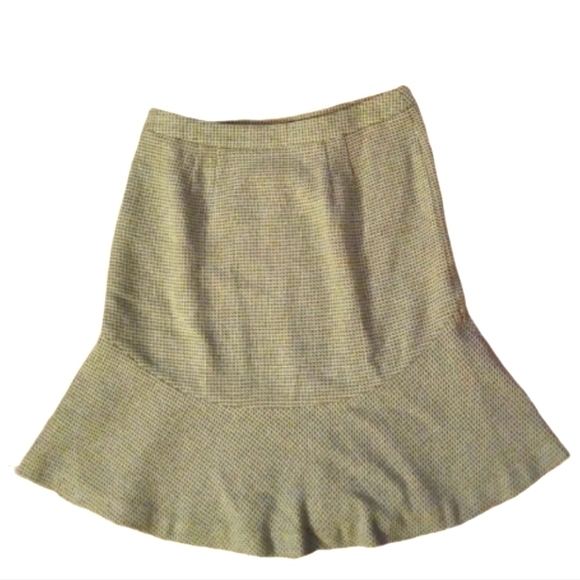 Loft Ann Taylor Women's Wool blend A-line Twees Skirt - Picture 1 of 12